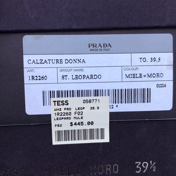 Prada calzature Donna mules leopard print - Picture 7 of 13